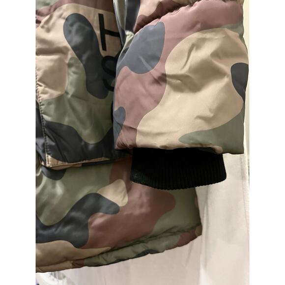 Hudson HDSN Mens Quilted Hooded Storm Parka Puffer Coat Size 2XL Camo $438 MSRP - Picture 10 of 16